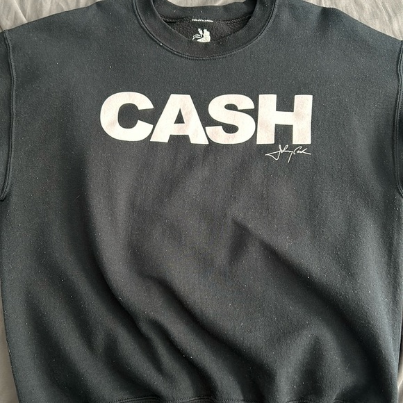 Zion Rootswear Other - Johnny Cash black sweatshirt “CASH” size L